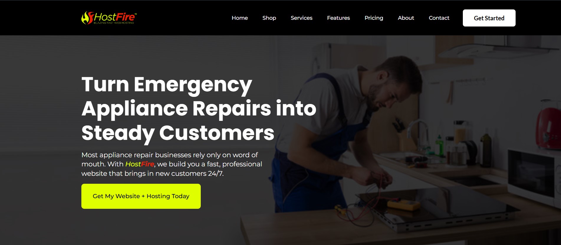 Appliance Repair Website