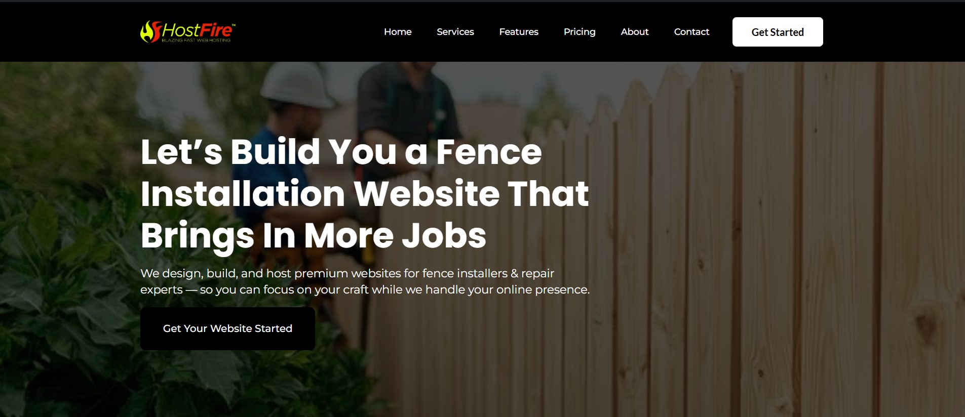 Fence Installation & Repair Website