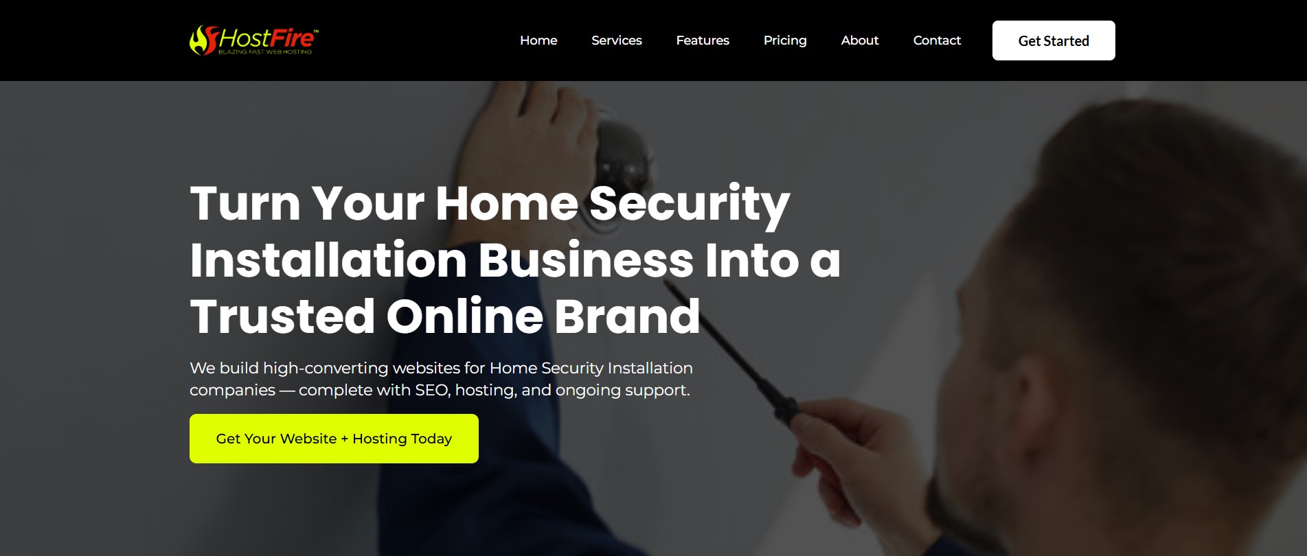 Home Security Installation Website
