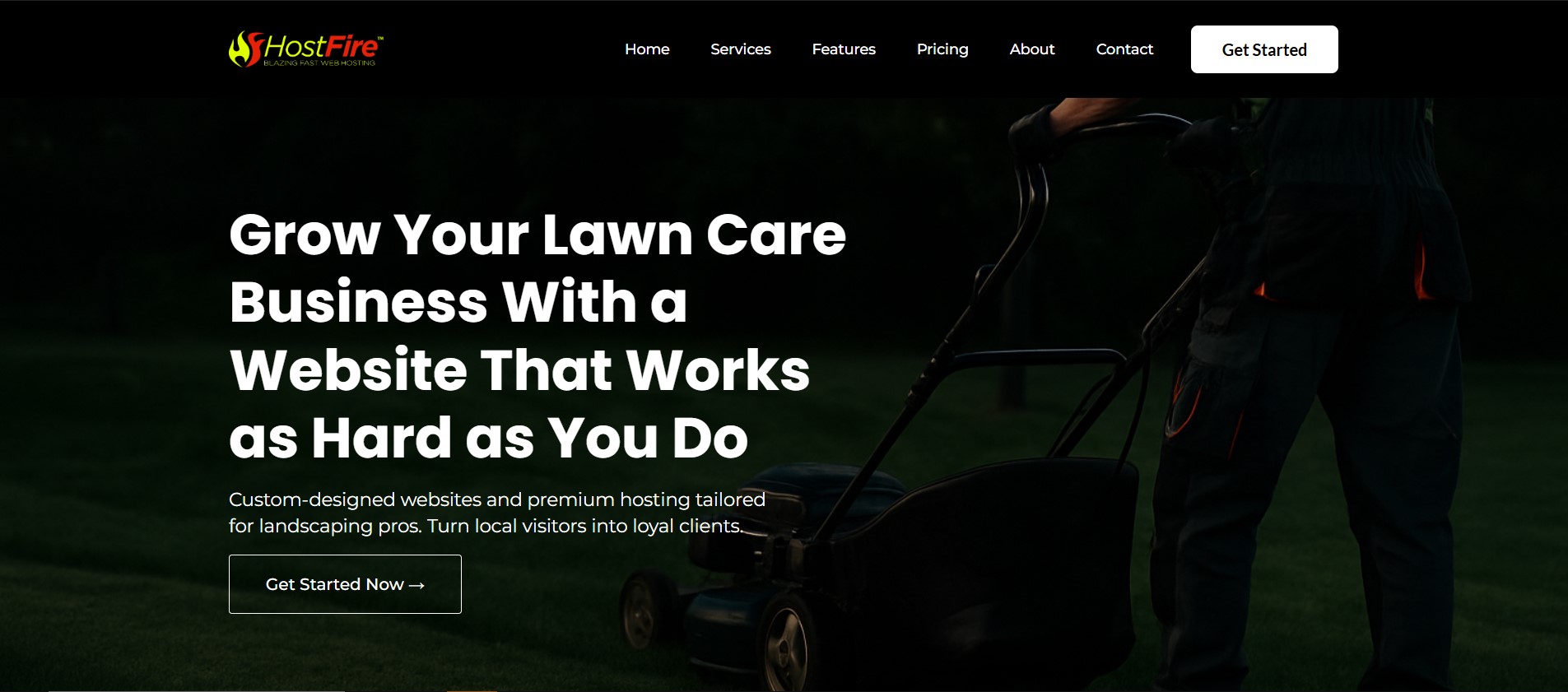 Lawn Care & Landscaping Service Website